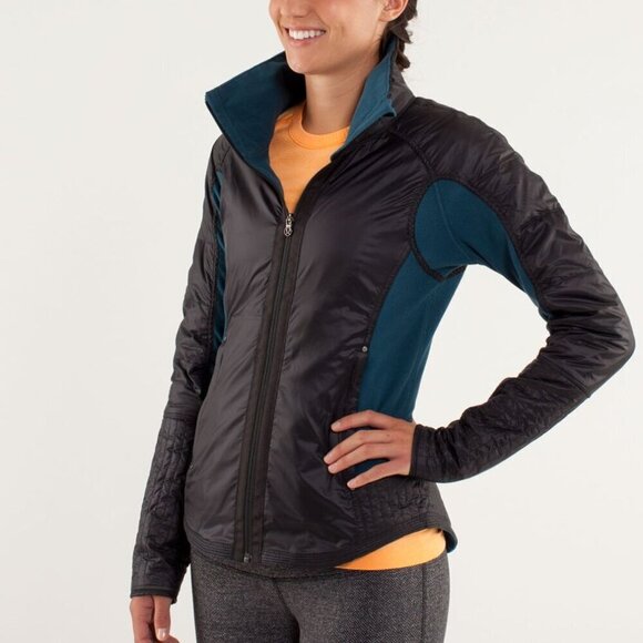Run: Bundle Up Jacket- Warm Running Jacket- Fleece/ Goose Down- Size 6 - Picture 5 of 16